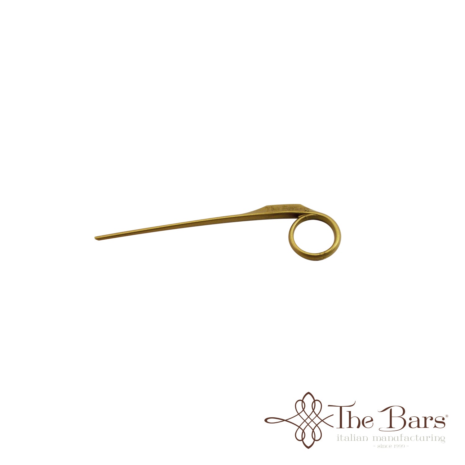 Pincho de cocktail com argola dourado – 100 unidades