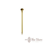Pincho de cocktail prego dourado – 100 unidades