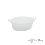 Mini alguidar oval transparente