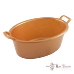 Alguidar oval cobre