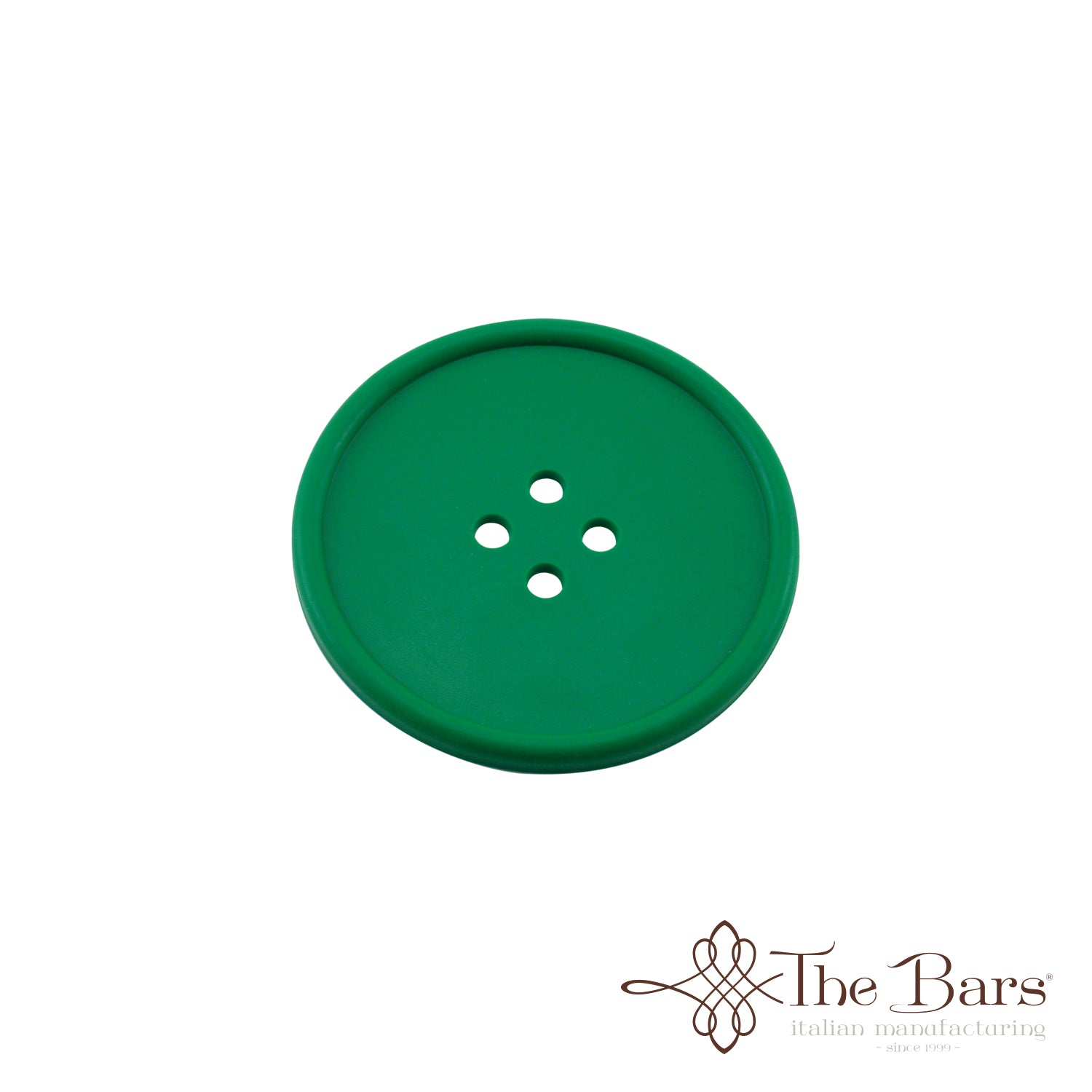 Base para copos botão verde – 8 unidades