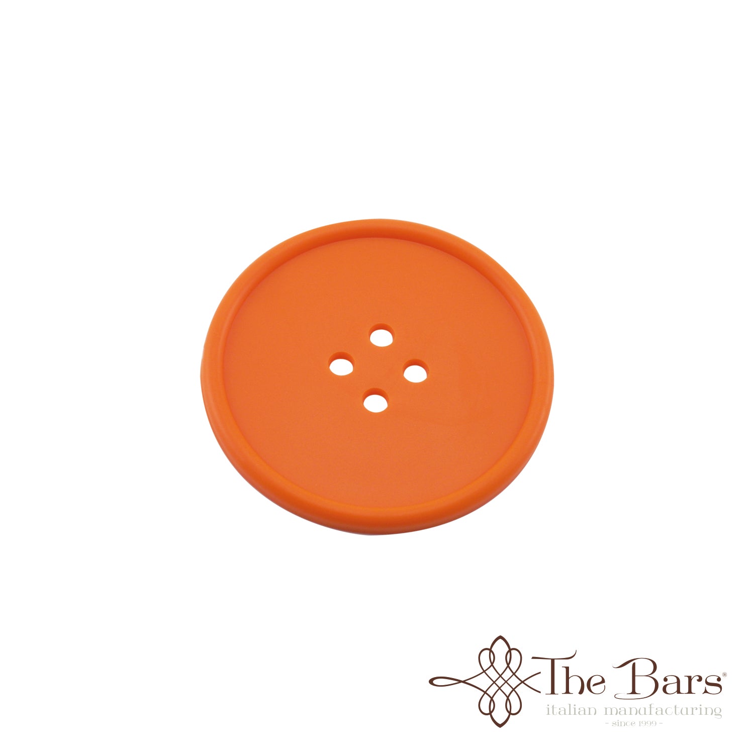 Base para copos botão laranja – 8 unidades