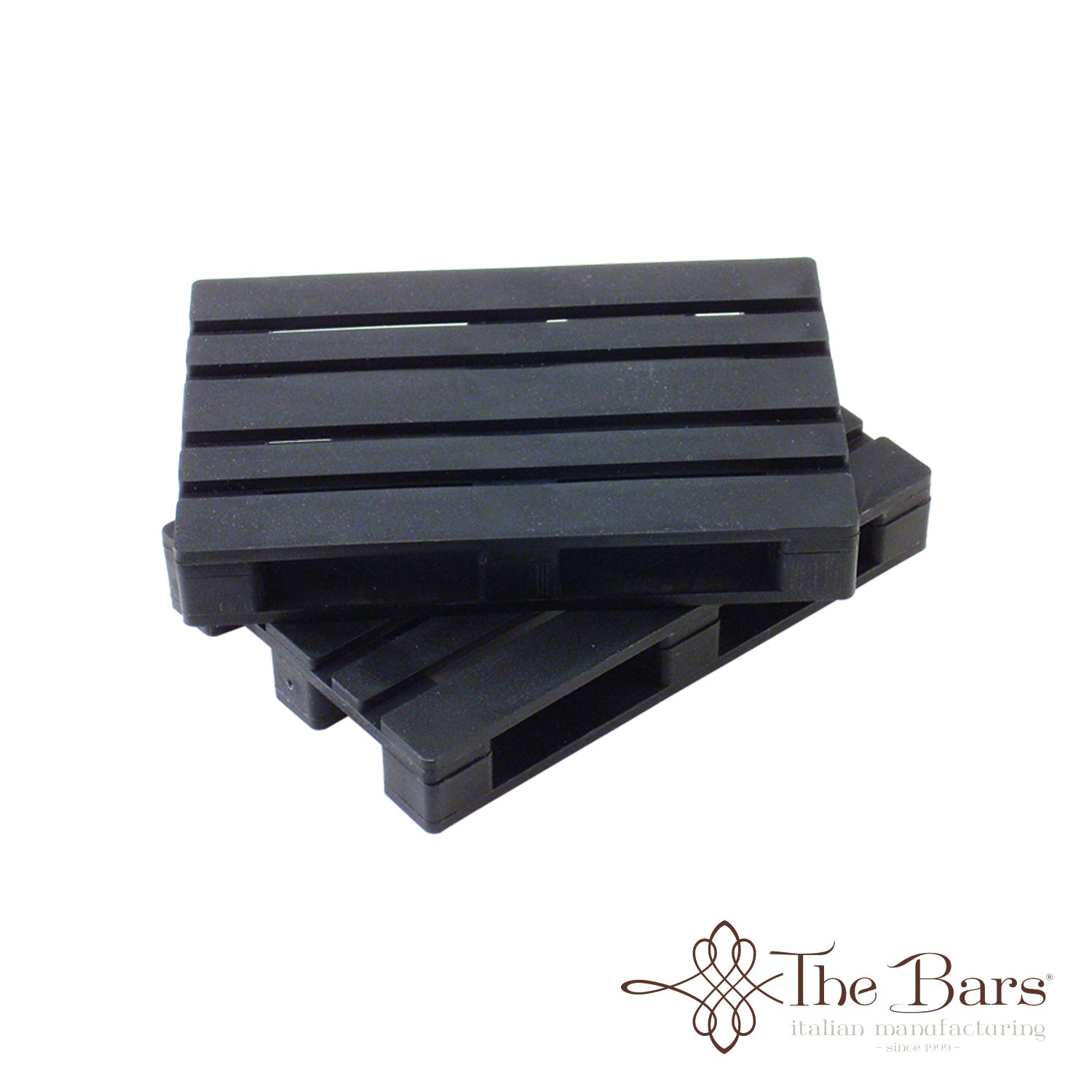 Base para copos mini palete preto – 12 unidades