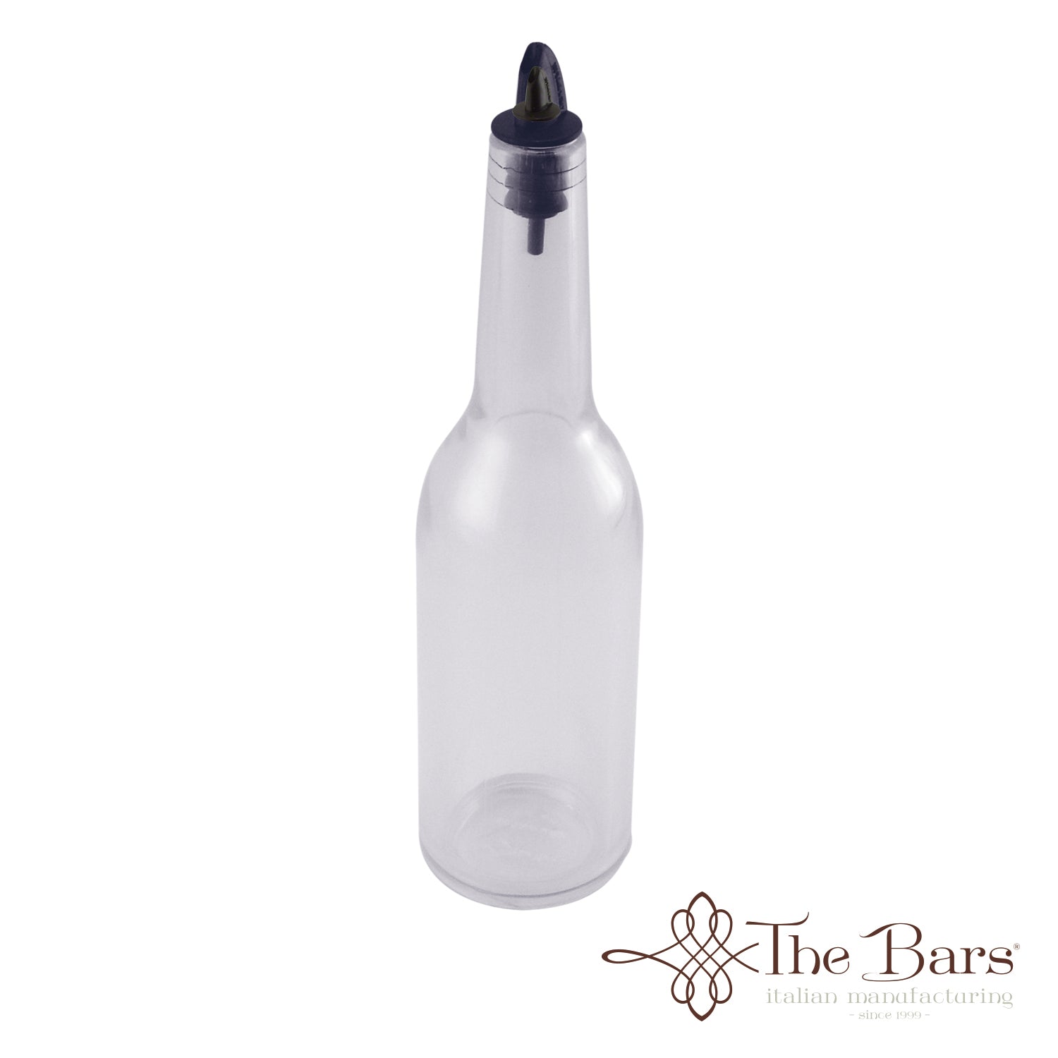 Garrafa de flair transparente