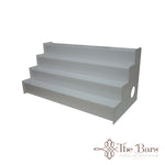 Expositor back bar 4 degraus iluminado LED