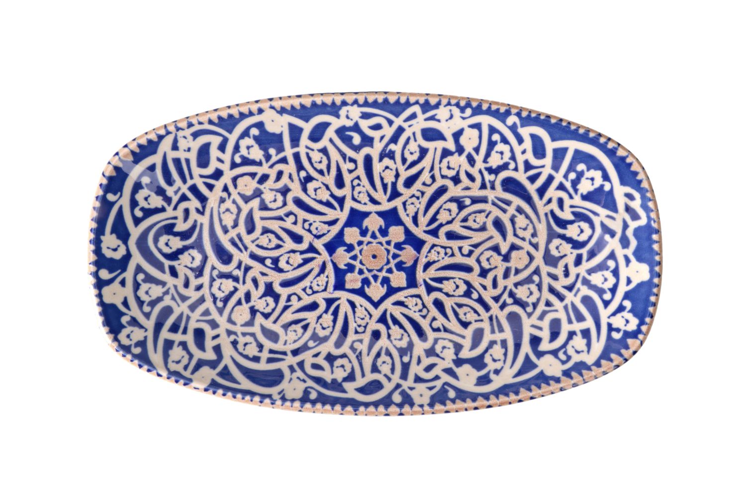 Prato oval Oriental 34cm