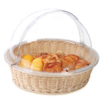 Cesto de buffet redondo em polipropileno, 40 cm