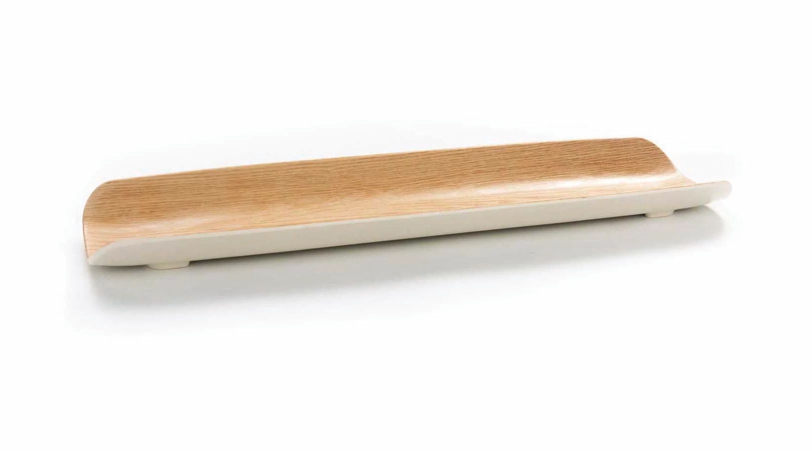 Tabuleiro retangular de melamina, 53 x 16 cm