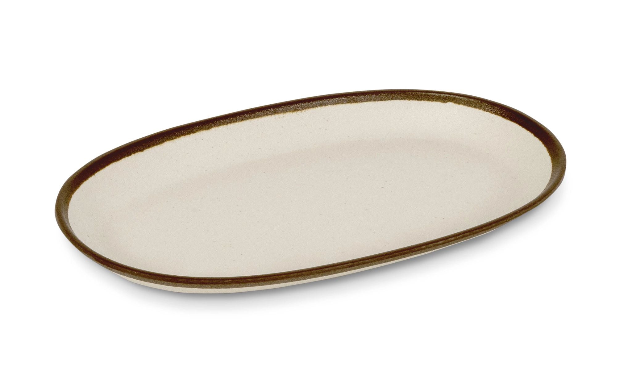 Travessa de melamina oval Halo, 25,5 cm