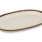 Travessa de melamina oval Halo, 25,5 cm