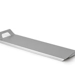 Tabuleiro de serviço e buffet 51,5 x 18,5 cm, preto