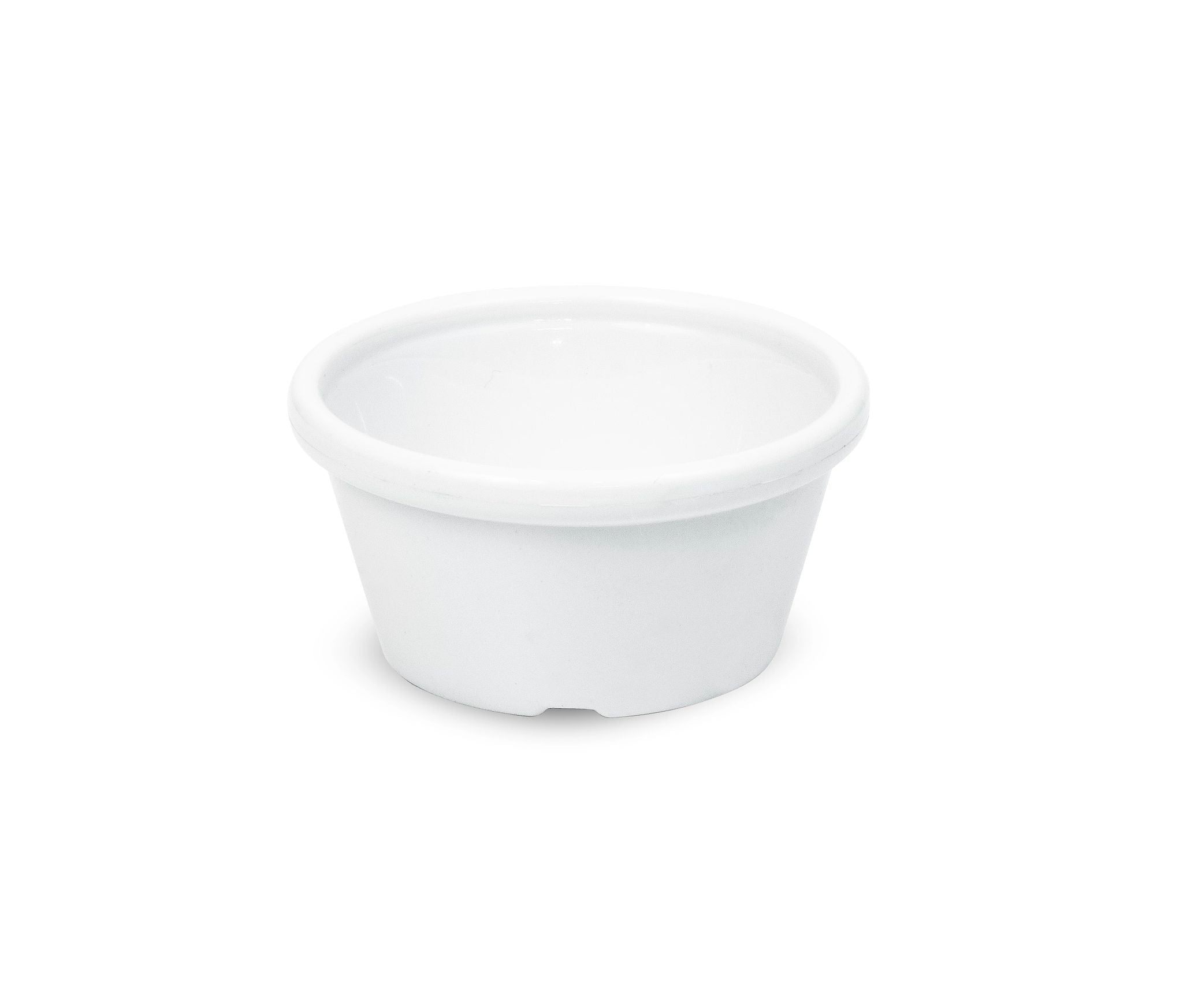 Ramequim de PET branco, 60 ml – 12 unidades