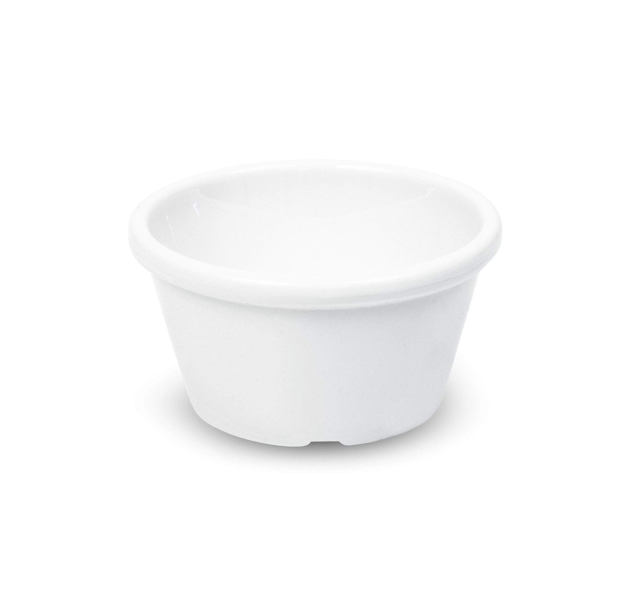 Ramequim de PET branco, 90 ml – 12 unidades