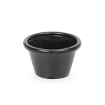 Ramequim de PET preto, 90 ml – 12 unidades