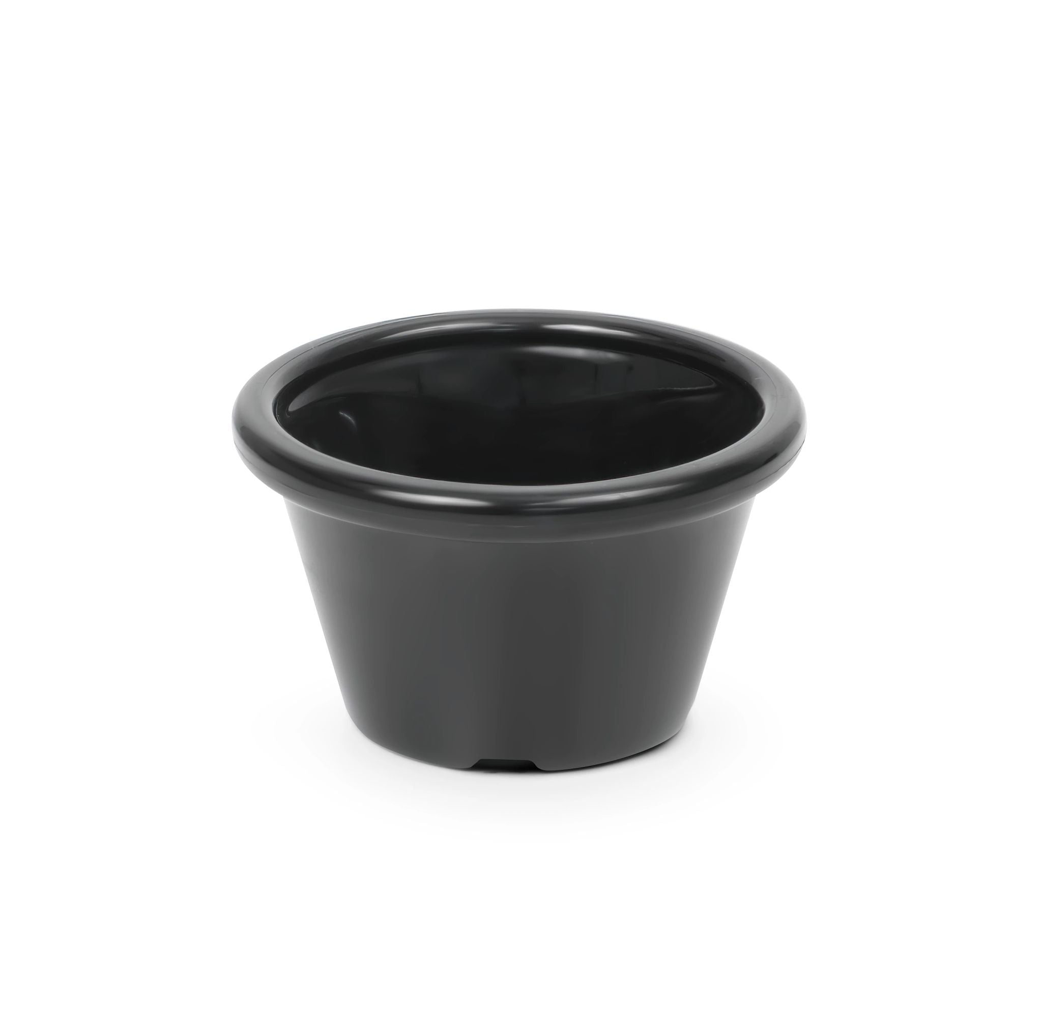 Ramequim de PET preto, 90 ml – 12 unidades