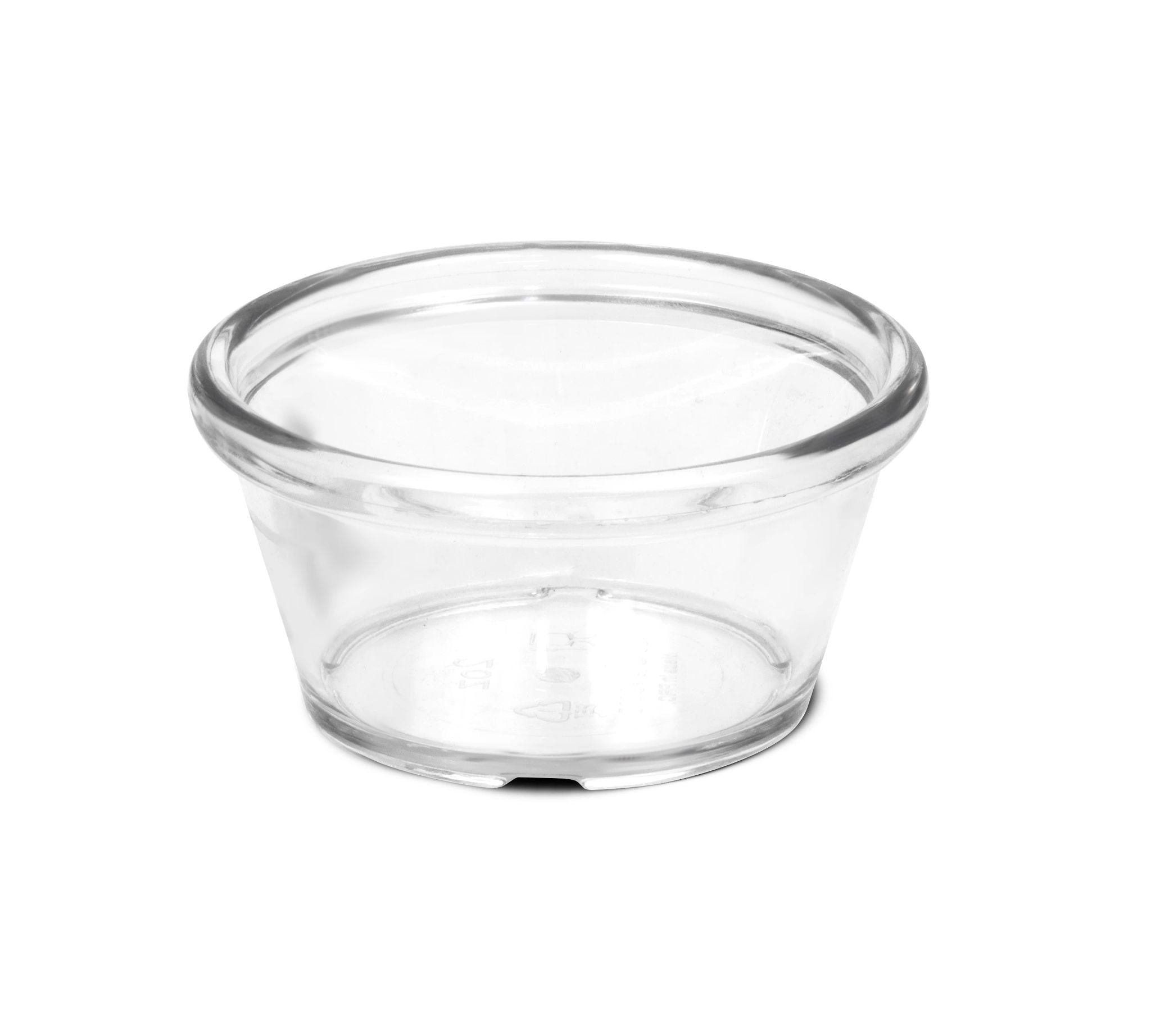 Ramequim de PET transparente, 60 ml – 12 unidades