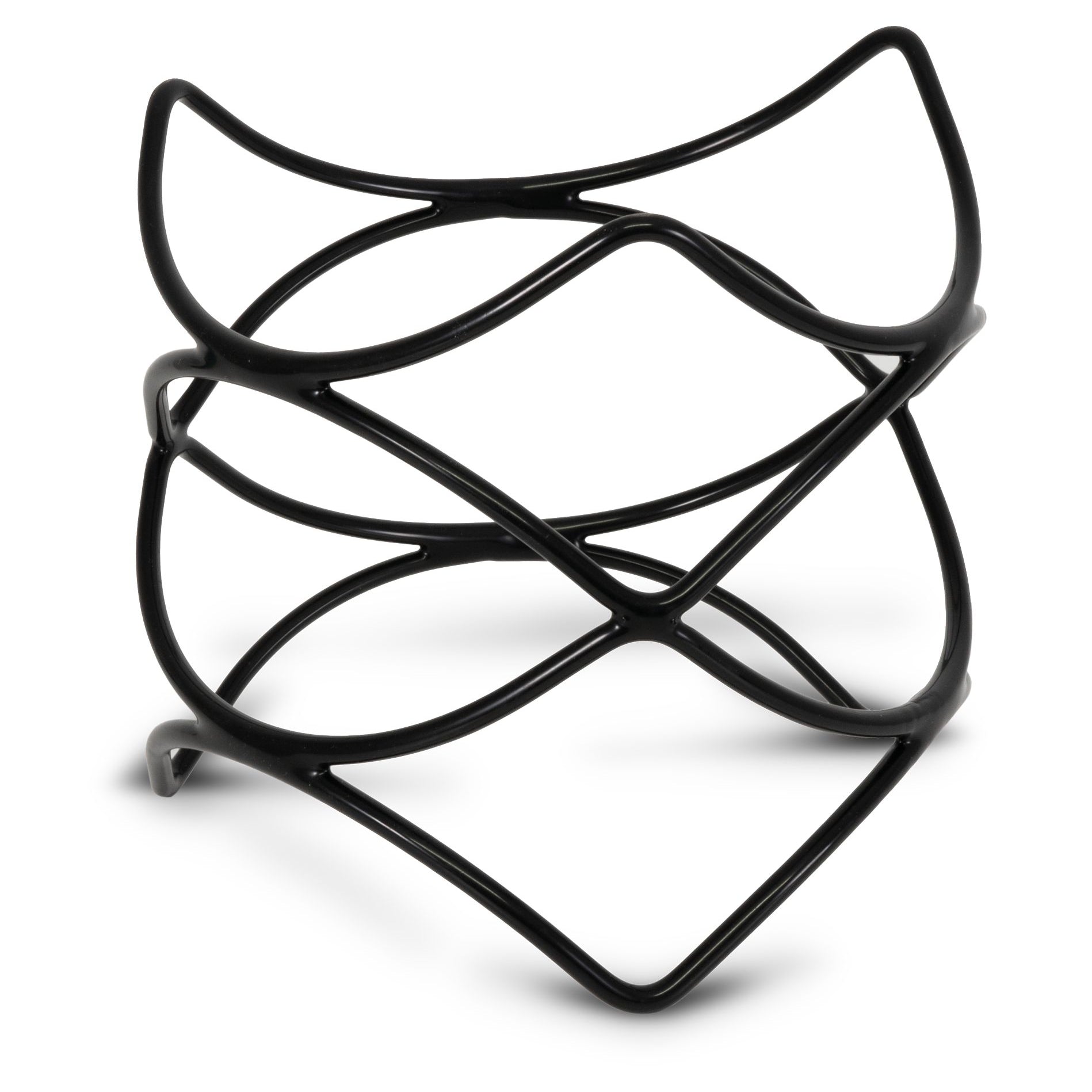 Suporte de buffet, preto, 20 cm