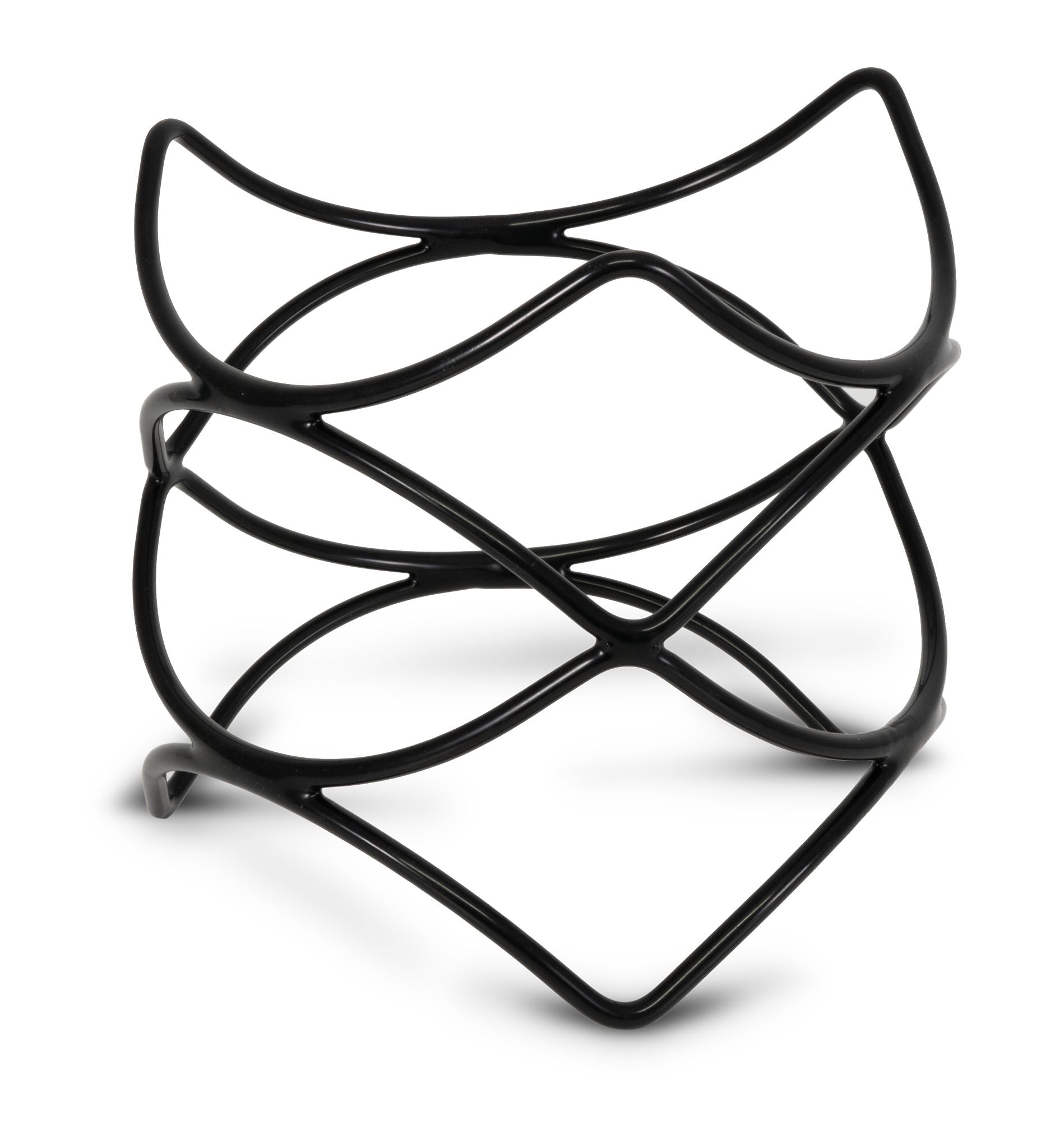 Suporte de buffet, preto, 20 cm