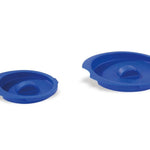 Tampa de polipropileno para jarro empilhável, azul, 2 l