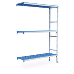 Prateleira modular de canto de 3 níveis 4680 x 555 x 1750 mm
