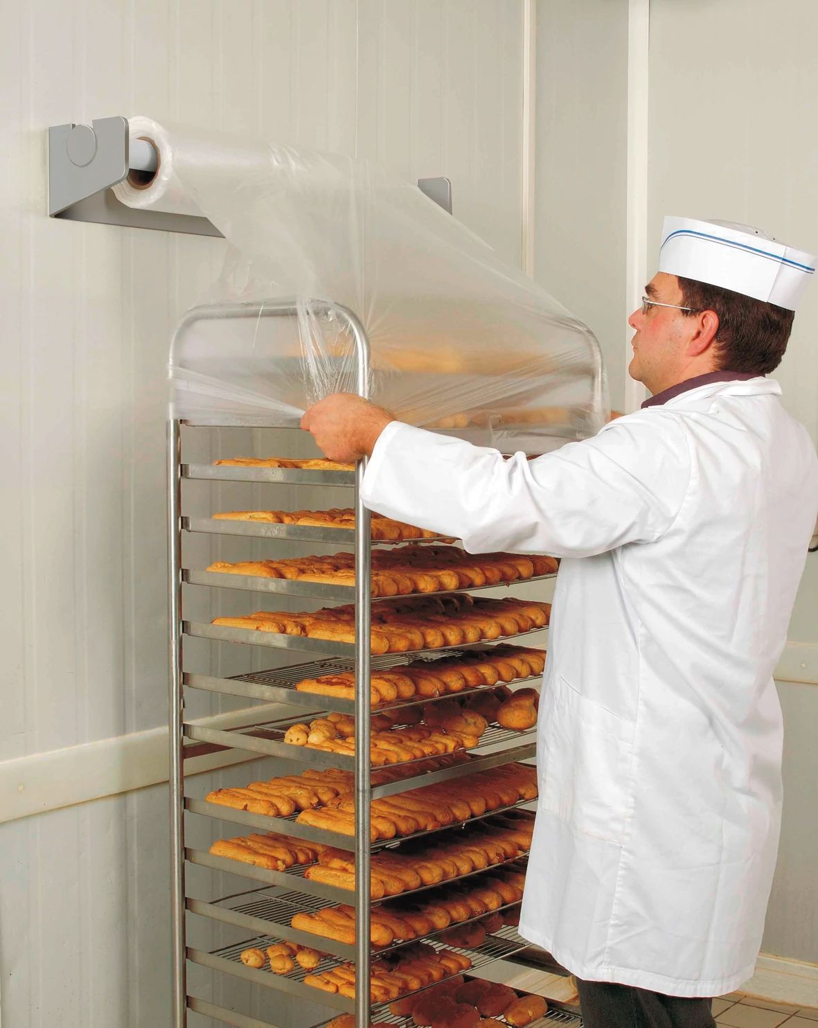 Capa descartável para carrinho de pastelaria, 600 x 400 mm – 100 unidades
