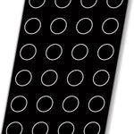 Molde Flexipan de 24 cilindros, Ø 63 mm
