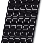 Molde de silicone Flexipan para 60 quadrados 37 x 37 mm