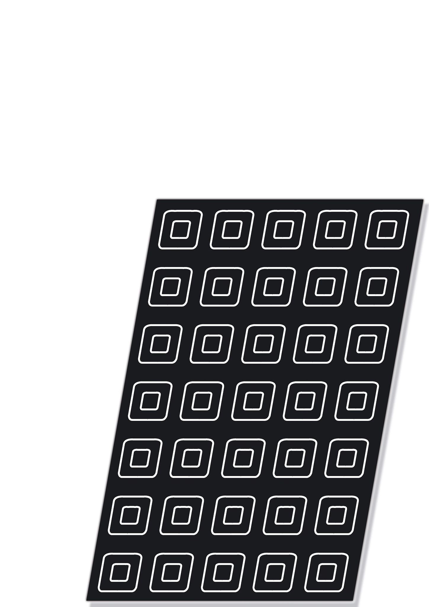 Molde de silicone Flexipan para savarins quadrados 37 x 37 mm