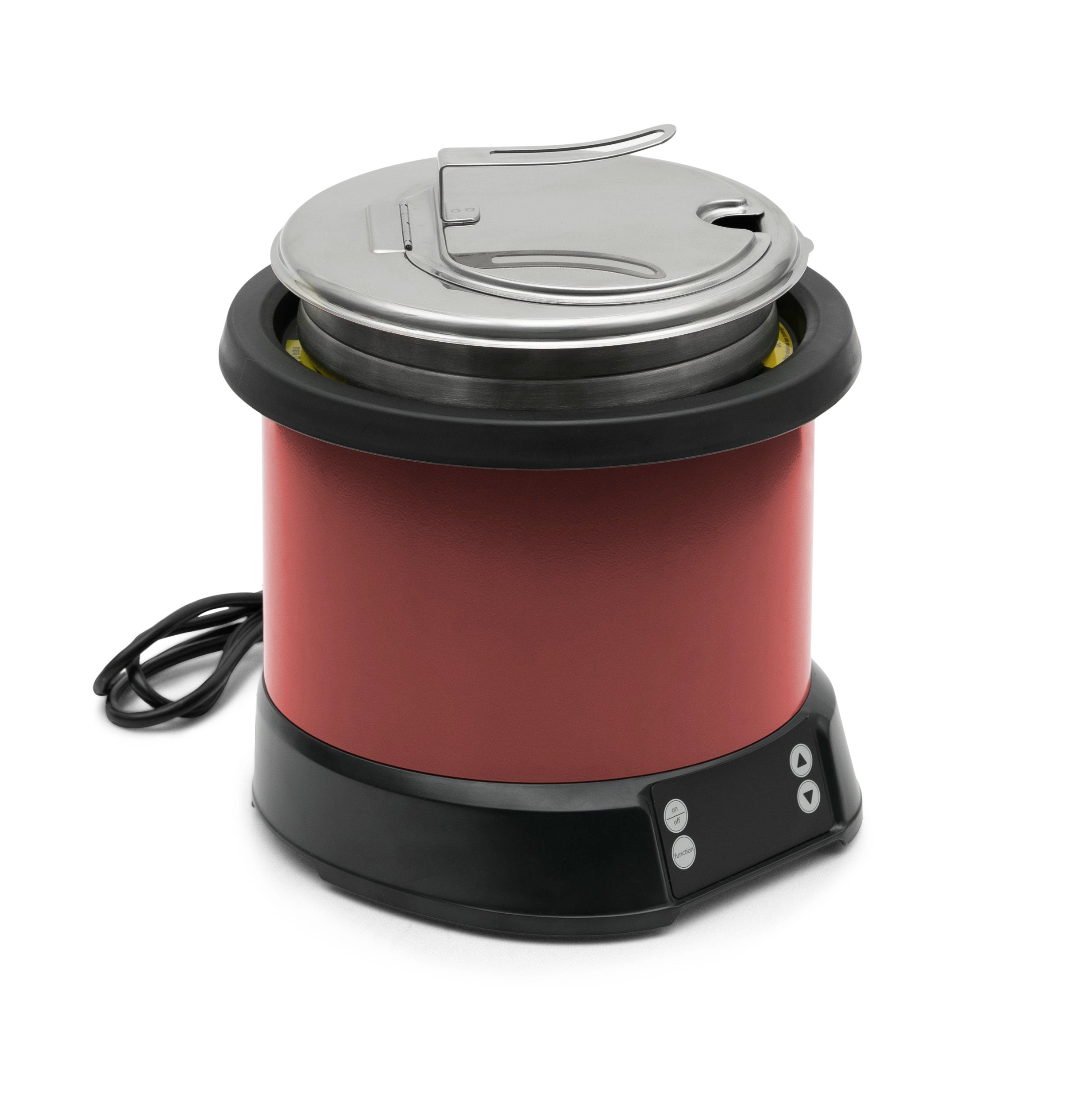 Table Top Rethermalizer Mirage® 7-quart benchtop induction rethermalizer, 230 volts, red with ...