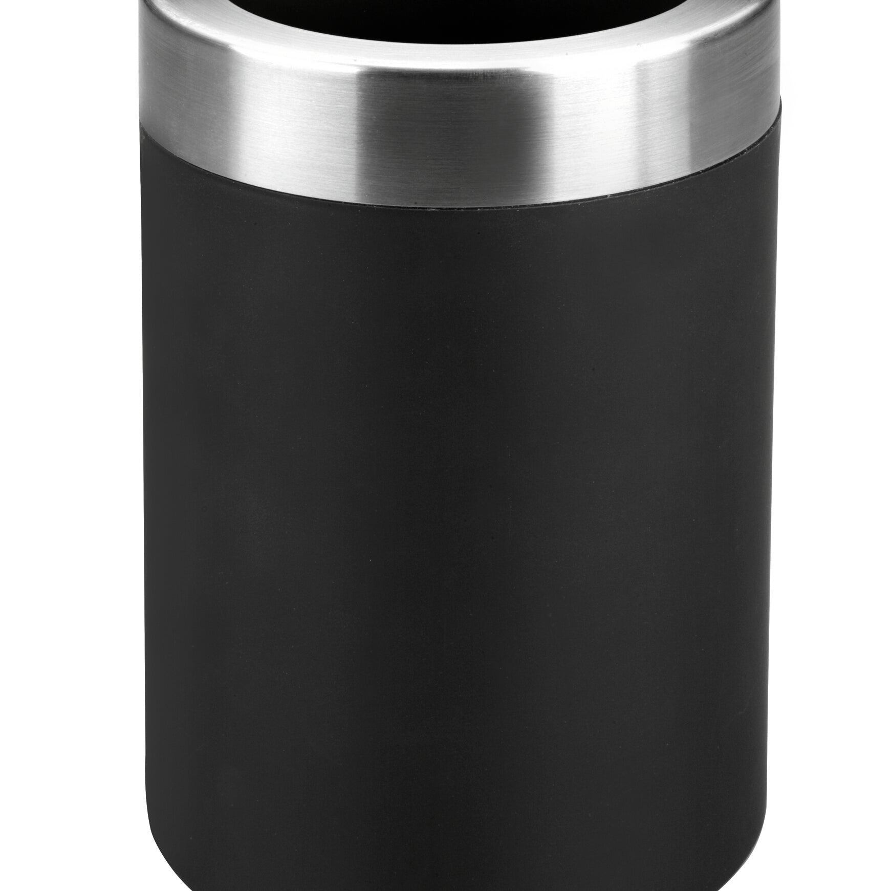 Refrigerador de garrafas com anel superior em aço inoxidável, 12,5 mm de diâmetro
