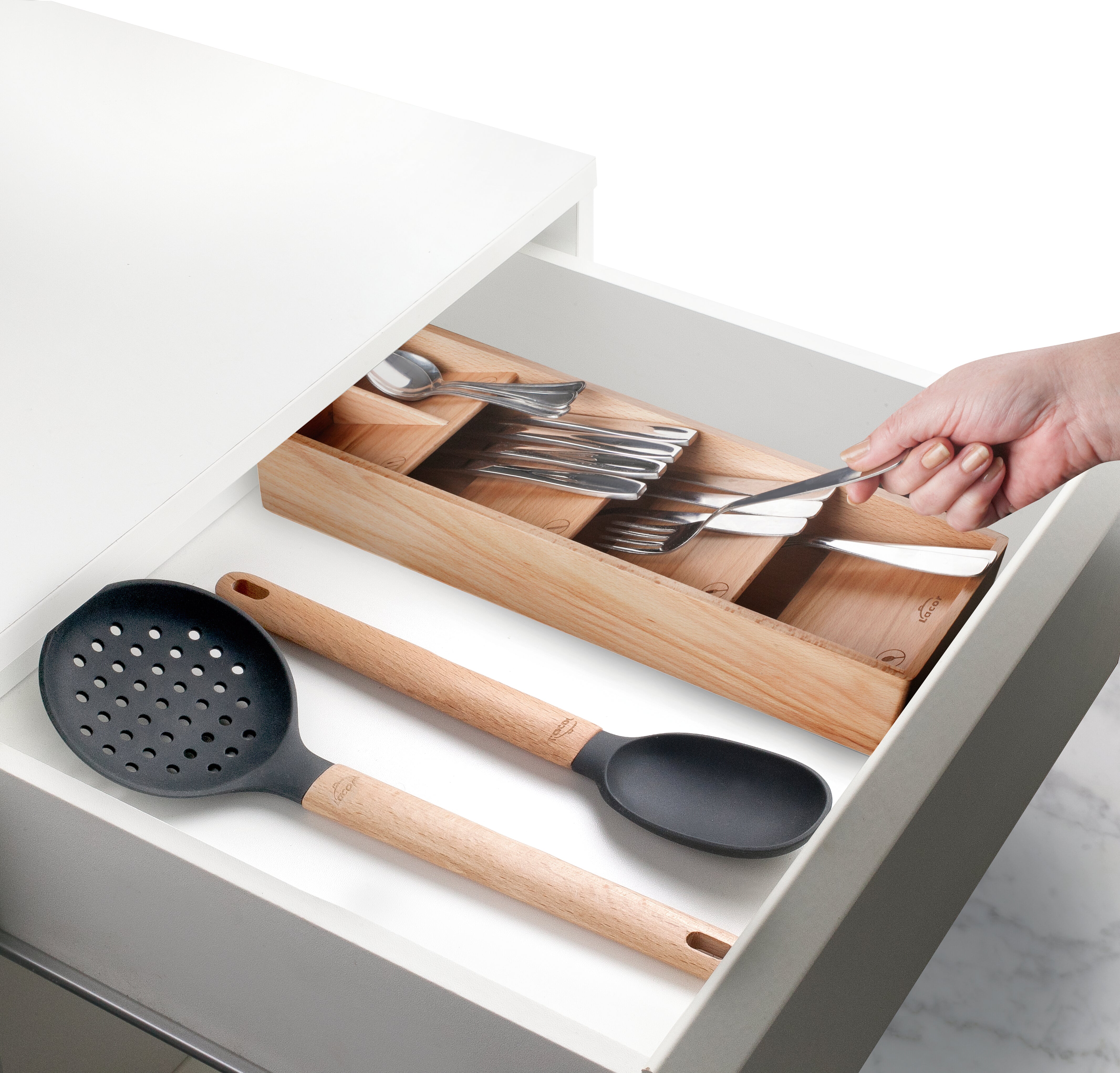 ORGANIZADOR DE TALHERES COMPACTO