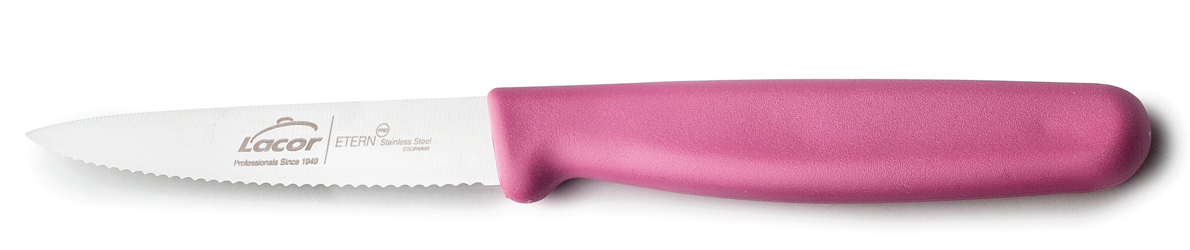 Faca serrilhada ETERN magenta 10 cm